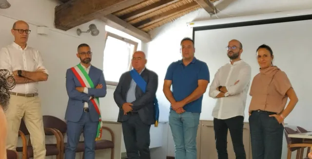 I rappresentanti riuniti durante l’incontro istituzionale.
