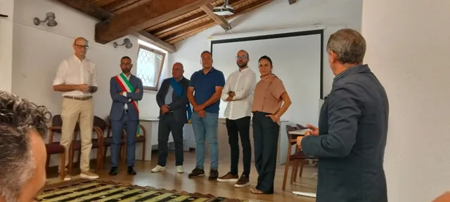 Un intervento durante l’incontro istituzionale.